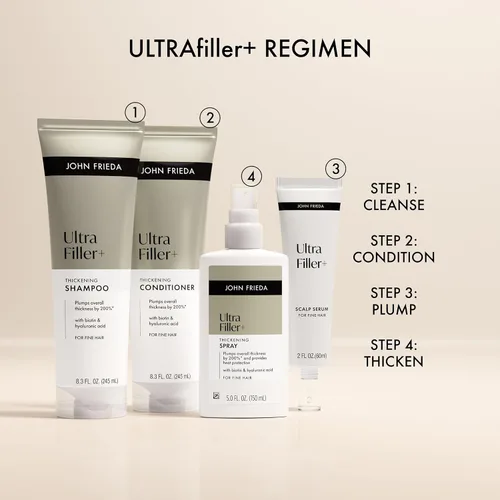 Vista 10 de John Frieda ULTRAfiller+ Acondicionador espesante, acondicionador para cabello fino, 8.3 onzas líquidas