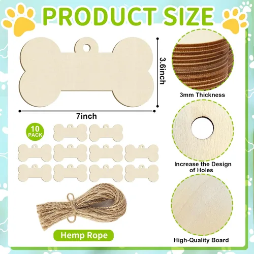 Vista 35 de Adornos de Letras de Madera PAPÁ para Pintar de 7 Pulgadas, Tamaño Grande, Recorte de Papi de Madera para el Día del Padre, DIY en Blanco, Madera