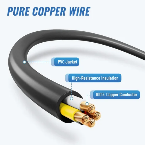 Vista 8 de EWAY 4 Pin Aviation Male Plug to RCA Video Cable Female Adapter, RCA to M12 4 Pin Aviation Monitor/Camera Connector Wire Composite Video Cable