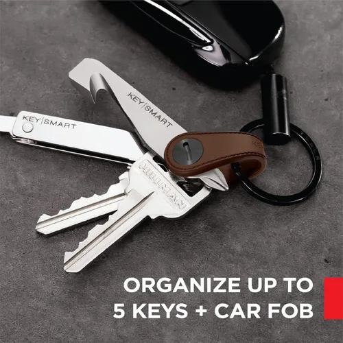Vista 2 de KeySmart Mini - Keychain Key Holder, Compact Key Organizer for Key Chain, EDC Key Chains, Key Ring Keychains