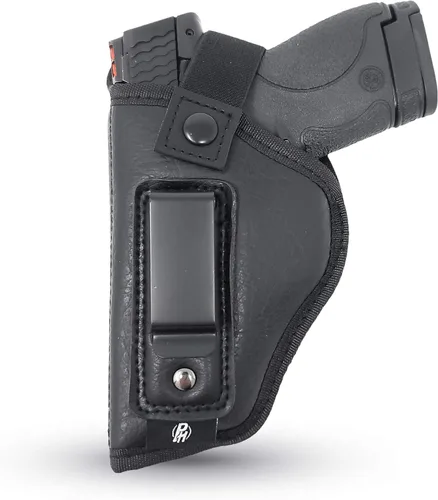 Vista 11 de Funda para pistola IWB de PH – Material suave de transporte oculto Interior suave Compatible con M&P Shield 0.354 in.40.45 Auto/Glock 19 26 27