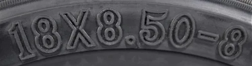 Vista 5 de Kenda Hole-N-1 K389 18x8.5-8 Neumático sin cámara para carrito de golf de césped de 4 capas con llavero, 18/8.5/8 - Individual