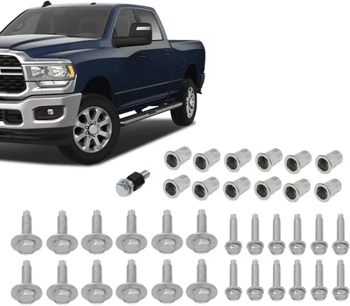 Vista 7 de CROSSDESIGN Kit de herramientas de paso lateral tubular compatible con Dodge RAM 1500 2500 3500 2013-2019/Dodge RAM 4500 5500 2014-2019