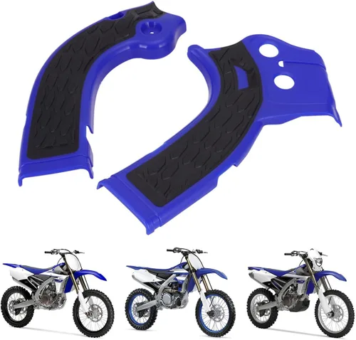 Vista 8 de Dirt Bike Frame Grip Protector de marco de motocicleta para YZ250F 2014 2015 2016 YZ450F 2014 2015 WR450F 2016 azul
