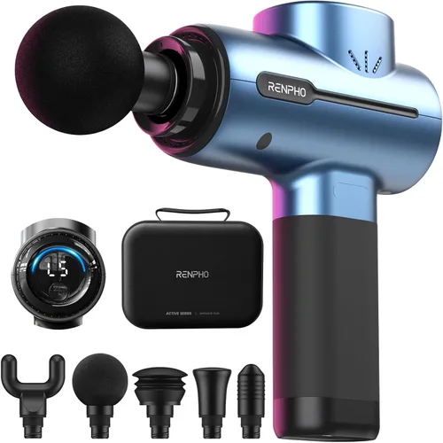 Vista 9 de RENPHO Pistola de masaje Thermacool Active Thermacool de tejido profundo con calor y frío, regalos del día de la madre, elegible para FSA