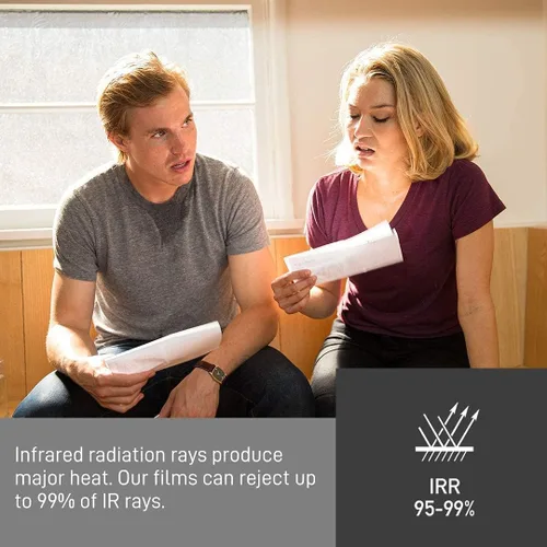 Vista 3 de Snapguard Solutions 70% VLT Nano Ceramic Home Window Tint - Rollo de película adhesiva de privacidad para ventanas de puerta de oficina residencial