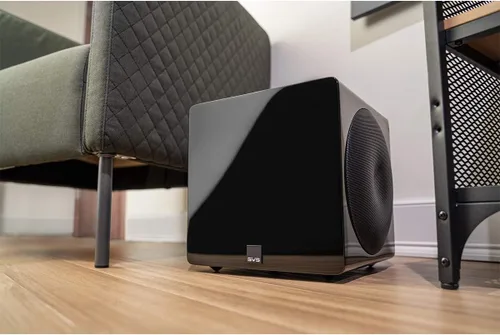 Vista 5 de SVS 3000 Micro Subwoofer Sellado con controladores duales de 8" totalmente activos (negro brillo piano)