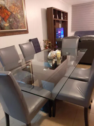 Vista 8 de YISUN Fundas para sillas de comedor, fundas de piel sintética sólida, impermeables y resistentes al aceite, fundas protectoras para sillas