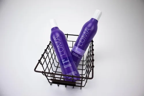 Vista 4 de Loma Hair Care Champú violeta, vainilla/naranja sangre, 12 onzas líquidas