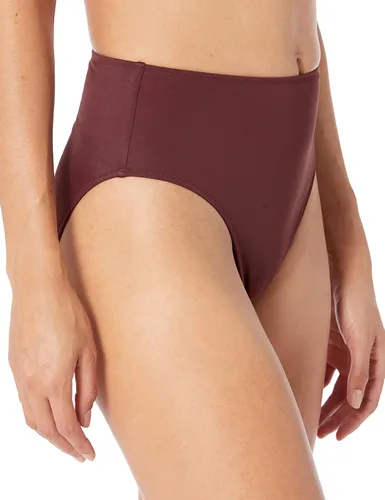 Vista 3 de Tienda Essentials Parte inferior de bikini de cintura alta para mujer