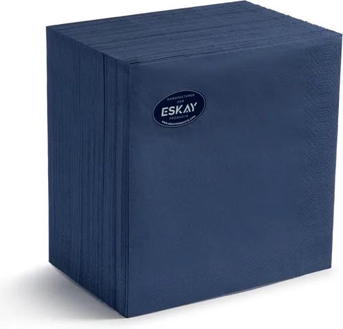 Vista 57 de Servilletas negras para bebidas, servilletas de papel desechables de 3 capas para bar, cóctel, bodas, cumpleaños, fabricadas en la UE, (20 unidades)
