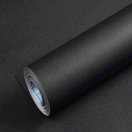 Vista 11 de Papel tapiz autoadhesivo gris para despegar y pegar, papel tapiz gris para sala de estar, dormitorio, reforma de mesa y puerta, grueso, impermeable