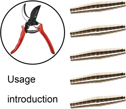 Vista 5 de 5 piezas de repuesto para podadora Volute Springs Garden Pruner Spring Accesorios para Secateur piezas de repuesto
