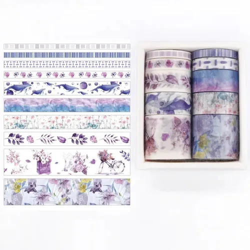 SEDLAV Rollos de cinta Washi inspirados en la primavera, suministros para proyectos de manualidades, cinta de creatividad primaveral, artículos