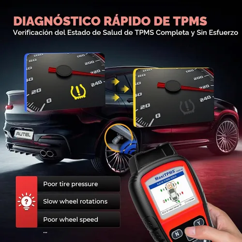 Vista 6 de Autel MaxiTPMS TS508WF TPMS herramienta de programación, TPMS reiniciar/activar/escanear