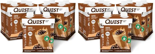 Vista 11 de Quest Nutrition Batido de proteína de chocolate listo para beber, 30g de proteína, 4g de carbohidratos netos, sin gluten, apto para dieta Keto, 325