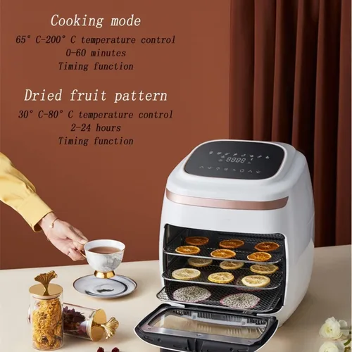 Vista 4 de Combo de horno freidora de aire, horno de freidora de aire, encimera de horno de convección de freidora de aire, freidora multifunción, apagado