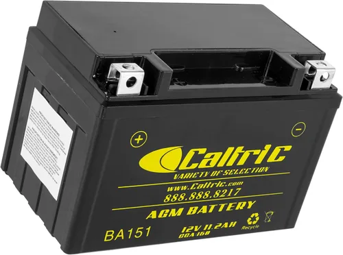 Vista 5 de Caltric Agm - Batería compatible con Honda Vt1100C3 Vt-1100C3 Shadow Aero 1100 1998-2000