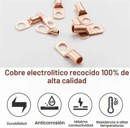 Vista 5 de Herramienta de prensado de orejetas de batería con 1 lengüeta de batería, 1 cortadores de cables, 60 terminales de cable de batería, 60 conectores