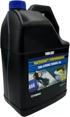 Vista 3 de Yamaha, 1 galón de aceite Yamalube 2-W para motor 2 tiempos para moto de agua Waverunner