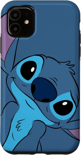 Vista 8 de Disney Lilo y Stitch Linda Carátula de Stitch en Color Gris Pizarra para iPhone 17