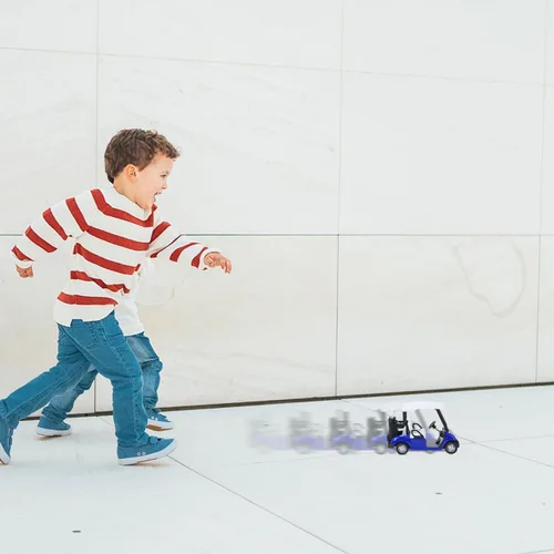 Vista 6 de IMIKEYA Carrito de golf: Carro de golf modelo de metal fundido a presión Mini 1:20 Escala Carro de golf Modelo de carrito de golf Carro de golf