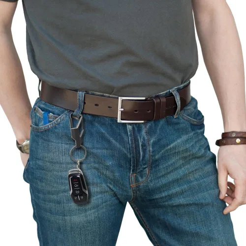 Vista 3 de iPick Image for Ford F-150 Lightning Snap Hook Metal Key Chain