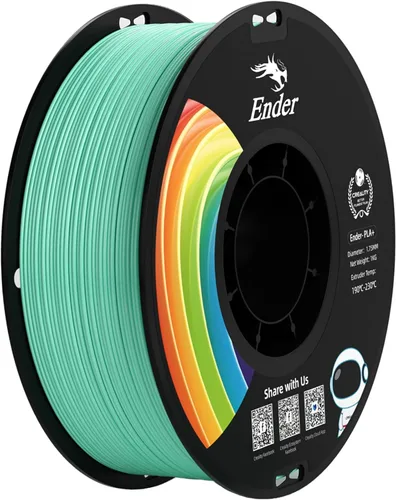 Vista 40 de Creality Filamento para impresora 3D de 1.75 mm, filamento Ender PLA+ de resistencia y durabilidad, sin enredos, embalaje al vacío, filamento