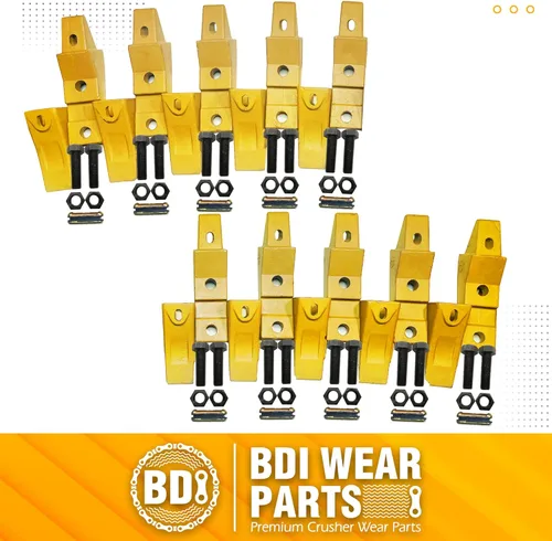 Vista 5 de BDI wear Parts 6737322Y - Conjunto compatible con pernos estilo Bobcat en vástagos de dientes de cucharón/6737322/6737326/6737325 con pernos