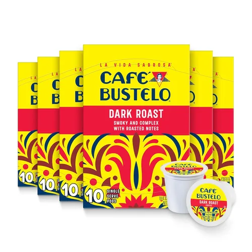 Vista 15 de Café Bustelo - Café de tostado medio, 10 cápsulas K-Cup (Paquete de 6)