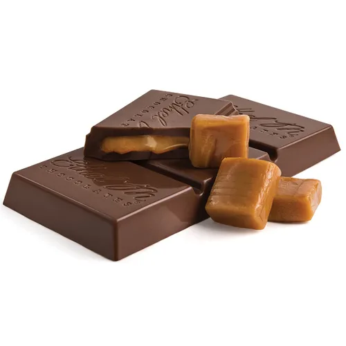 Vista 5 de Ethel M Chocolates Juego de 8 barras de caramelo de chocolate con leche premium, dulces, cremosas, hechas a mano, ricas e irresistibles