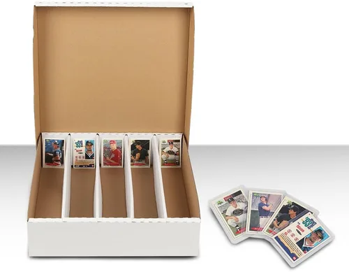 Vista 12 de PIT66 Caja de almacenamiento de 200 tarjetas intercambiables, paquete de 50 cajas de almacenamiento de cartón corrugado para tarjetas