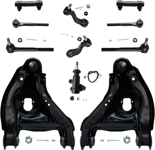 Vista 243 de Detroit Axle - Kit de suspensión delantera de 10 piezas para Ford Freestar Mercury Monterey 04-07, 2 brazos de control inferiores con rótula 4