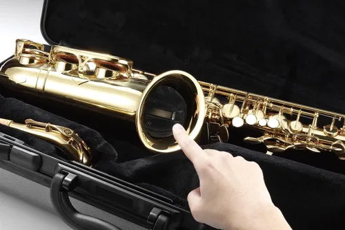Vista 4 de Hercules DS431B Travlite Soporte para saxofón alto, negro