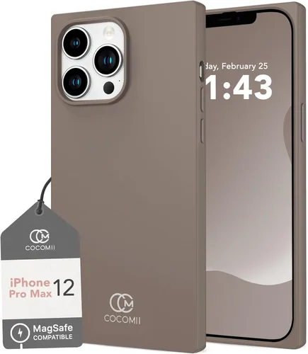 Vista 41 de Cocomii - Funda rectangular compatible con iPhone 12 Pro Max/13 Pro Max - Compatible con MagSafe, patrón de carey, estampado animal, funda para Negro