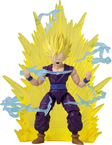 Vista 4 de Dragon Stars Series - Dragon Ball Super - Super Saiyan 2 Gohan, Power Up Pack 6.5 pulgadas, juego de figuras de acción