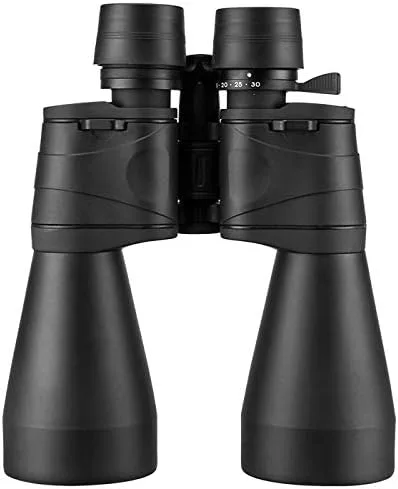 Vista 5 de BARSKA Binoculares Gladiador de 10-30x60 con lente rubí, negro