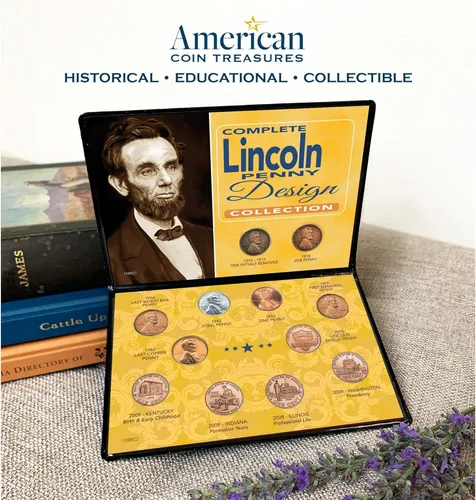 Vista 3 de Colección completa de Lincoln Penny Design de American Coin Treasures