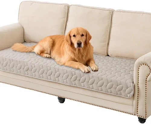 Vista 67 de Ameritex Funda impermeable para cama de mascotas, manta antideslizante para cama de perro, para sofá y muebles, impermeable, nuevo diseño