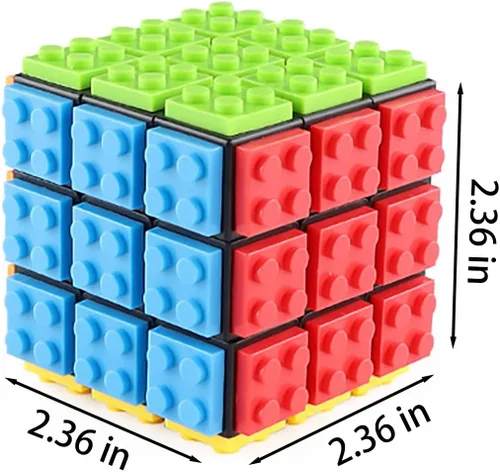 Vista 6 de Cubo de velocidad 3x3 negro 3x3x3 rompecabezas de cubo de velocidad mágico robusto y suave rompecabezas rompecabezas juguete Montessori STEM