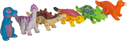 Vista 5 de Wild Republic T-Rex, triceratops, estegosaurio, diplodoco, anquilosaurio, braquiosaurio, juego de dinosaurios de la selva junior, juego de 6 piezas