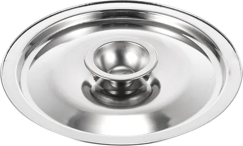 DOITOOL Tapa de olla de acero inoxidable, tapa de cacerola pequeña, cubierta para ollas de especias, olla de condimentos, mini cacerola, utensilios