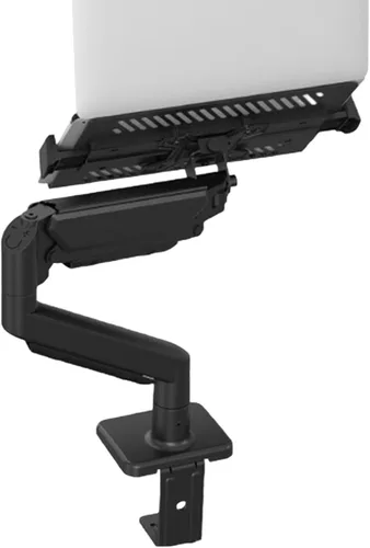 Vista 2 de Telescopic Stand for Laptop Display, with Stable Elevation Support, Black, Computer Bracket Adjustable Display Arm, Tablet Holder Desktop Clamp