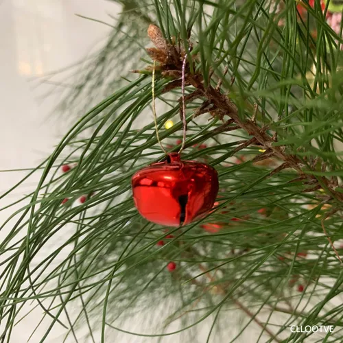 Vista 4 de Campanas de Cascabel de 1 Pulgada/25mm de Metal para Manualidades, para Regalos de Decoración de Fiesta de Navidad de Vacaciones, Boda, Proyectos
