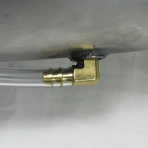 Vista 7 de Medidor de combustible para tanque de gasolina de montaje empotrado para motocicleta, manguera de combustible transparente + accesorios de latón