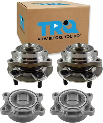 Vista 189 de TRQ Par de conjunto de cubo de cojinete de rueda delantera izquierda derecha, 2 piezas compatible con Lexus GX460 2003-2009 GX470 2003-2023 Toyota