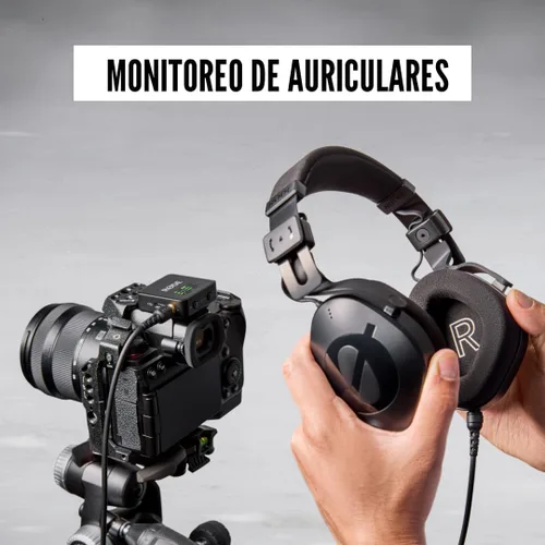 Vista 5 de RØDE Wireless GO III (Gen 3) - Micrófono inalámbrico compacto - Audio impecable, grabación flotante de 32 bits, control automático de nivel