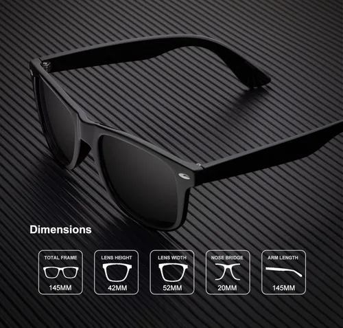 Vista 3 de Gafas de sol polarizadas para hombre y mujer, gafas de sol unisex para conducir, protección UV, múltiples opciones de paquete