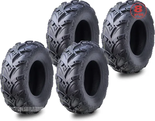 Vista 8 de WANDA Neumáticos Premium de 8 Capas para ATV/UTV 23x8-11 delanteros y 24x9-11 traseros Mud Sling