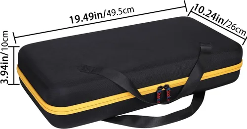 Vista 4 de Estuche rígido Khanka de repuesto para pistola de grasa Dewalt DCGG571M1/DCGG571B de 20 V max, solo estuche.